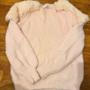 Pink Fuzzy Sweater